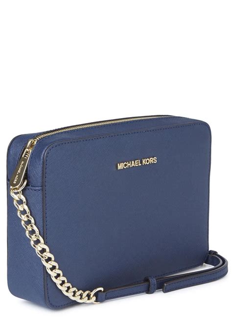 michael kors jet set navy crossbody